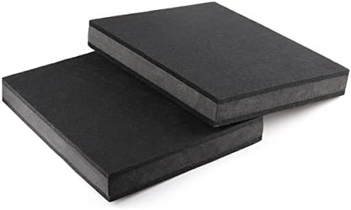 for 5''- 8'' Studio Monitor Speaker Noise Isolation Pads 3-Layer Acoustic Stand Riser Foam Subwoofer Isolation Pad Audio Vibration Platform Stabilizer
