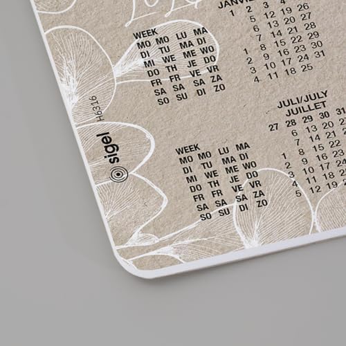 SIGEL Paper Desk Pad DIN A2 Calendar 2026-2028 30 Sheets