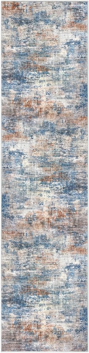 IOHOUZE Abstract Runner Rug 2x8 Ft Washable Runners
