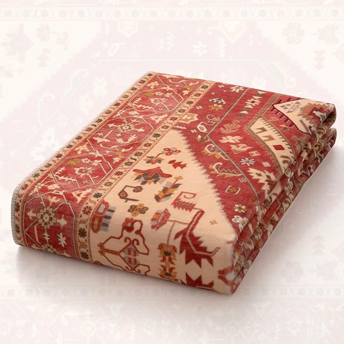 SERISSA 9x12 Area Rugs for Living Room, Large Washable Non-Slip Boho Rug