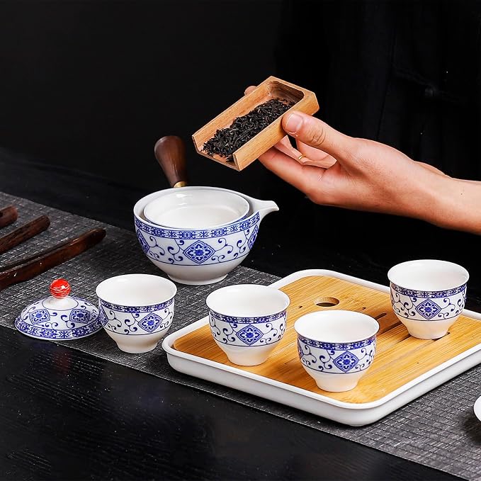 Chinese Tea Set Gongfu Tea Set, Portable Teapot Set