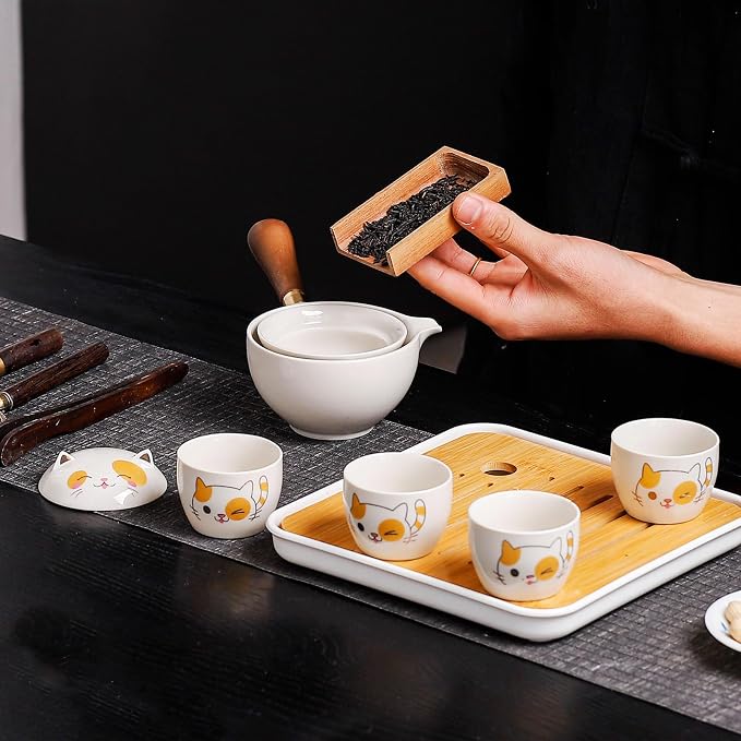 Chinese Tea Set Gongfu Tea set, Portable Teapot Set