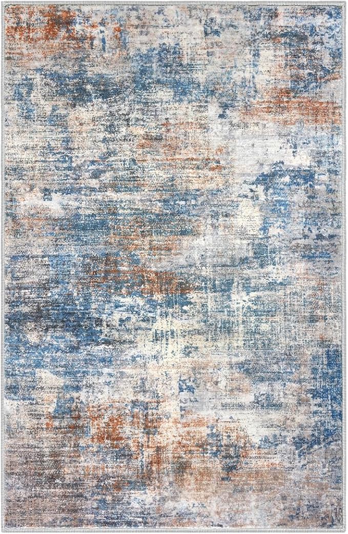 IOHOUZE Abstract Area Rug 3x5 Ft Washable Rugs
