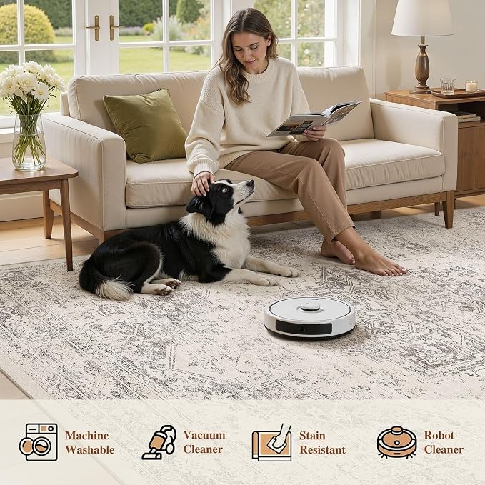 UERMEI 9x12 Area Rug Living Room Rugs