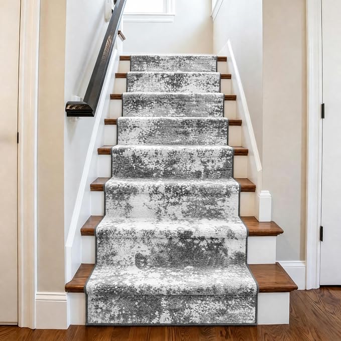 2x10 Hallway Runner Rug Non Slip Washable Grey Entryway Rug Runner