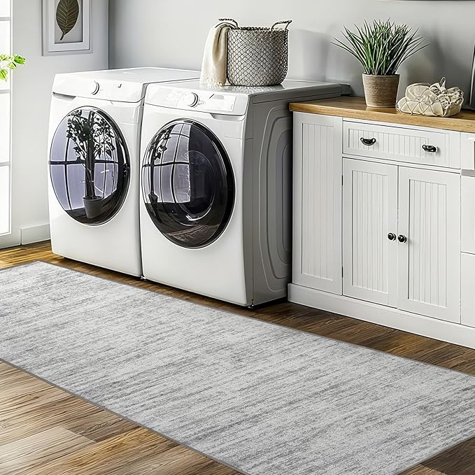 Washable Runner Rugs 3x10 Abstract Kitchen Runner Rug Non Slip Backing