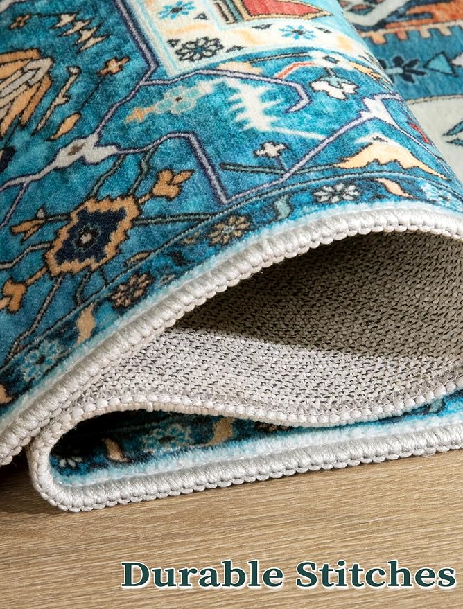SERISSA Boho Washable Runner Rug