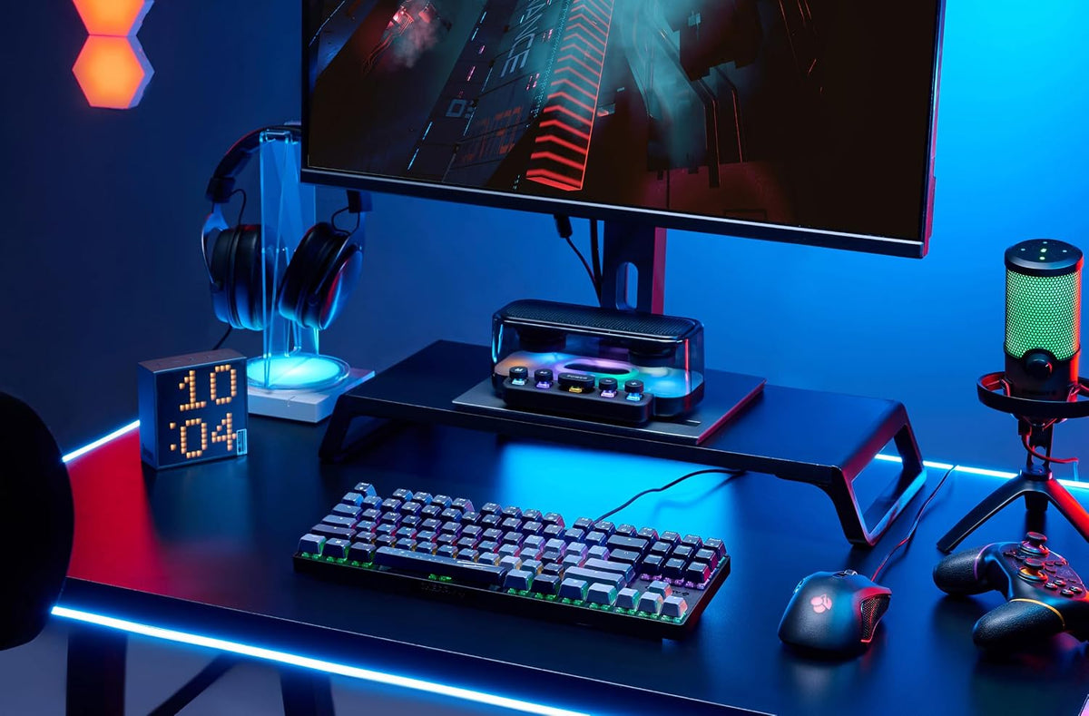 Xtrfy Cherry MX 8.2 TKL Wireless XAGA, Tenkeyless Mechanical Gaming Keyboard, Bluetooth, 2.4 GHz & Wired Mode, Double-Shot PBT Keycaps, MX2A Blue Switches, Black