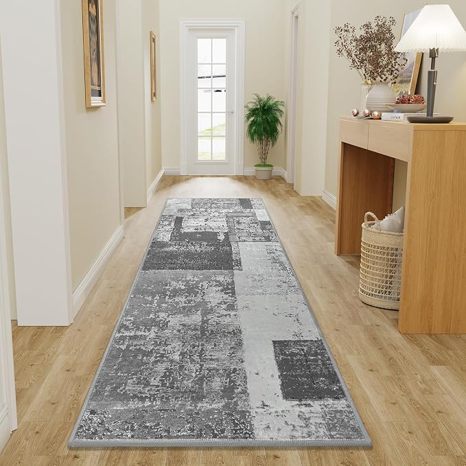 LOCHAS Washable Runner Rugs for Hallway, 2x6 Non Sip Soft Rug for Bedroom