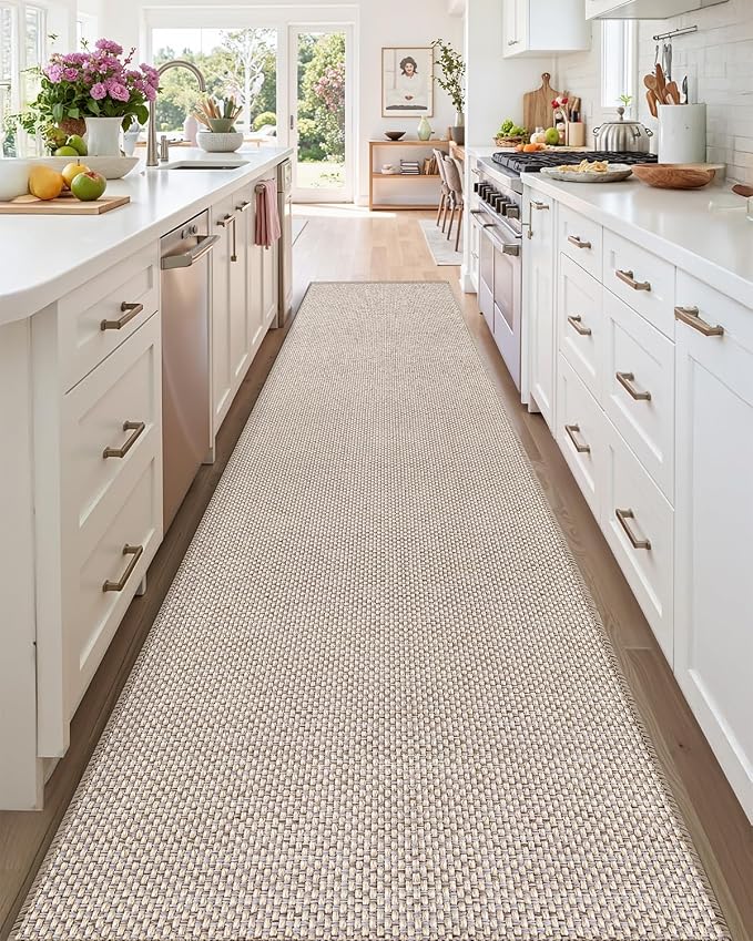 Color&Geometry Door Mat 2'4"x10' Runner Rug