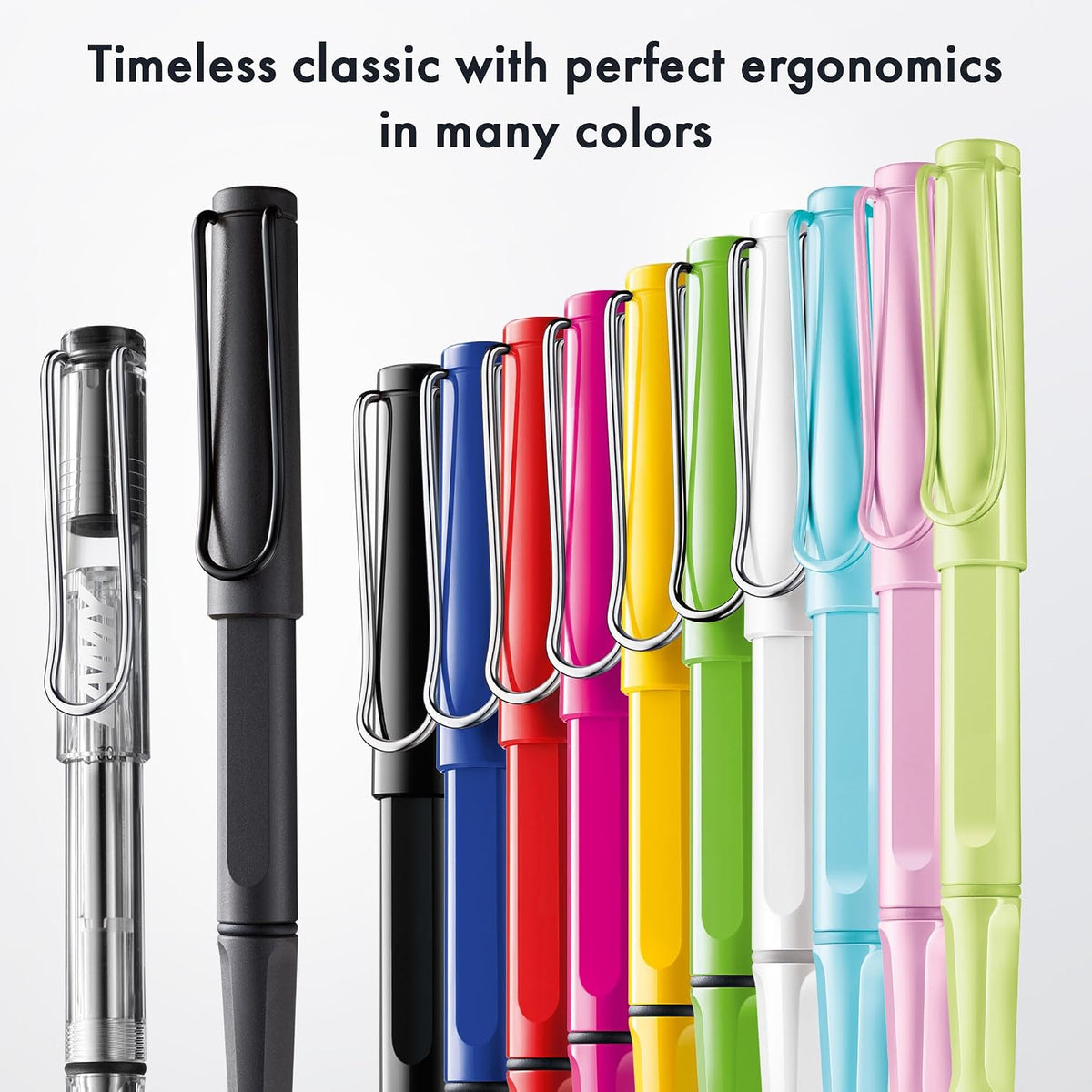 Lamy safari umbra - Rollerball Pen with ergonomic grip & line width M - for pleasant long writing - made of robust ASA plastic - including rollerball refill M 63 in blue