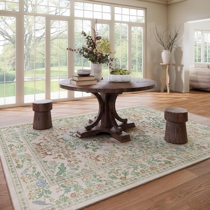 9x12 Area Rugs for Living Room: Washable Bedroom Rug Vintage Area Rug Stain