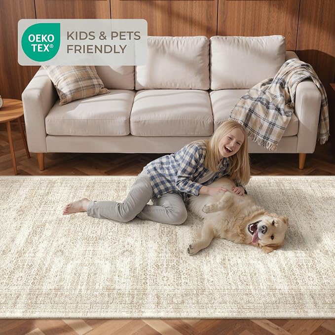 3x8 Runner Rug Non Slip Washable