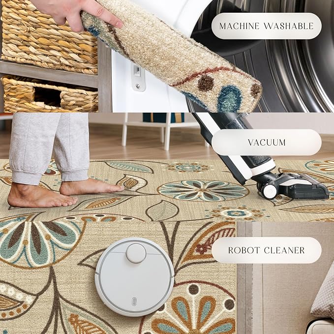 Maples Rugs Reggie Floral Area Rug