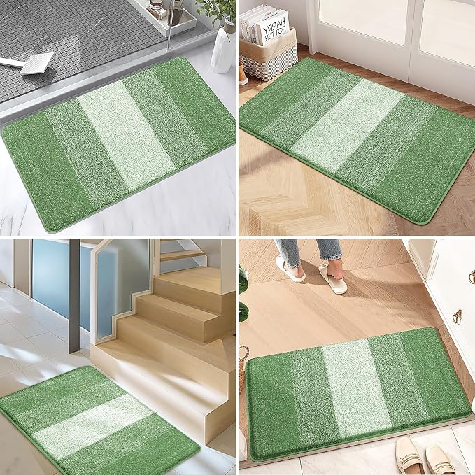Kitinjoy Indoor Outdoor Door Mat, 36x24 Non-Slip Absorbent Dirt Trapper