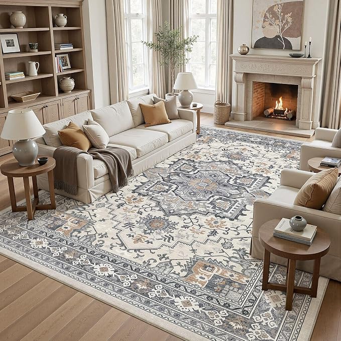 UERMEI 9x12 Area Rug Living Room Rugs