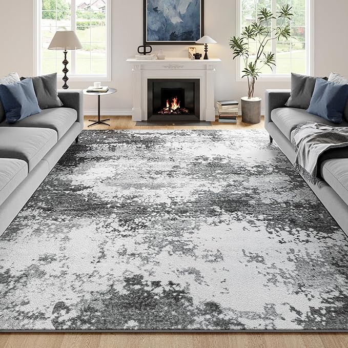 Washable Rug 10x14 Area Rugs for Living Room Bedroom Carpet, Dining Room Table