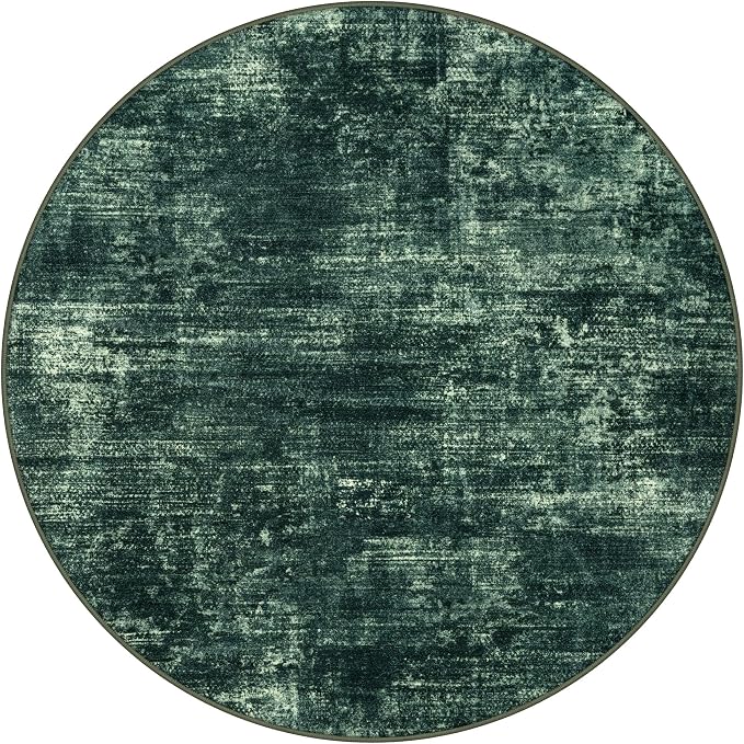 IOHOUZE Round Area Rug 3 Ft Circle Entryway Rugs Round Washable Door Mat Indoor