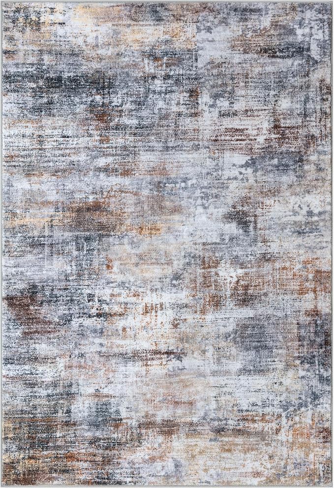 IOHOUZE Abstract Area Rugs 9x12 Ft Washable Large Rugs