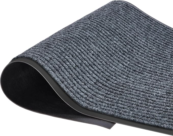 Front Door Mat, 4 x 2 Feet Indoor Outdoor Entrance Mat, Heavy Duty Commercial