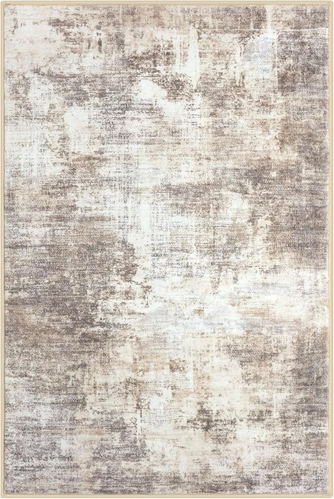 IOHOUZE Small Abstract Area Rug 2x3 Ft Entryway Rugs Washable Door Mat Indoor