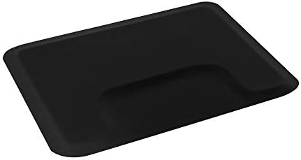 OmySalon 3' x 4' Barber Floor Mat Anti Fatigue for Stylist Standing, 1/2'' Thick Comfort Matt Square Base for Salon Styling Chair, Hair Cutting Hairdressing Beauty Equipment