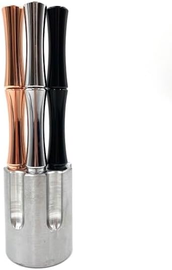 Pen Holder & Paper Weight, Cast Aluminum Office Gift – Cool Pencil Holder for Desk Men, Funny Pen Stand, Gun Decor Accessory, Unique Vintage Desk Gadget