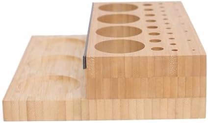 Raprance Wooden Fly Tying Fishing Kit Organizer Fly Tying Tool Caddy Desktop Storage Rack
