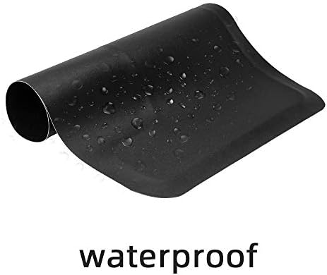 OmySalon 3' x 4' Barber Floor Mat Anti Fatigue for Stylist Standing, 1/2'' Thick Comfort Matt Square Base for Salon Styling Chair, Hair Cutting Hairdressing Beauty Equipment