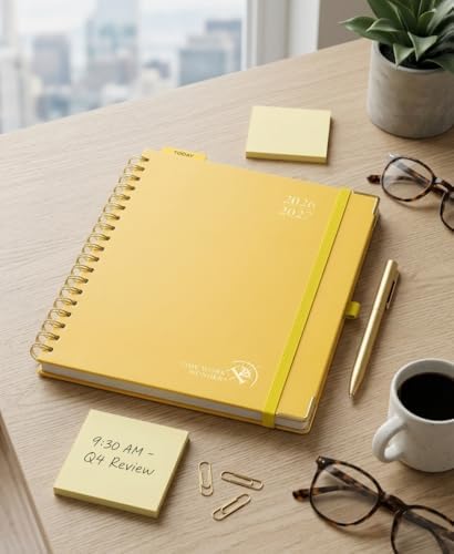 POPRUN Agenda 2026-2027, 8" x 10" Weekly Planner, Daily Appointment Book