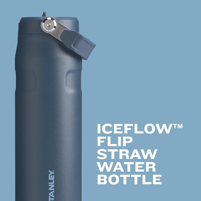 Stanley IceFlow Flip Straw 2.0 Water Bottle 50 OZ | Built-In Straw