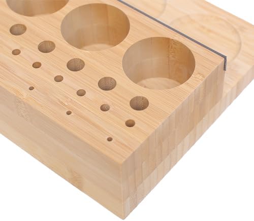 Raprance Wooden Fly Tying Fishing Kit Organizer Fly Tying Tool Caddy Desktop Storage Rack