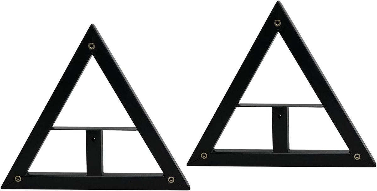 Rockville RVSM1 Black Pair Adjustable Height Studio Monitor Speaker Stands