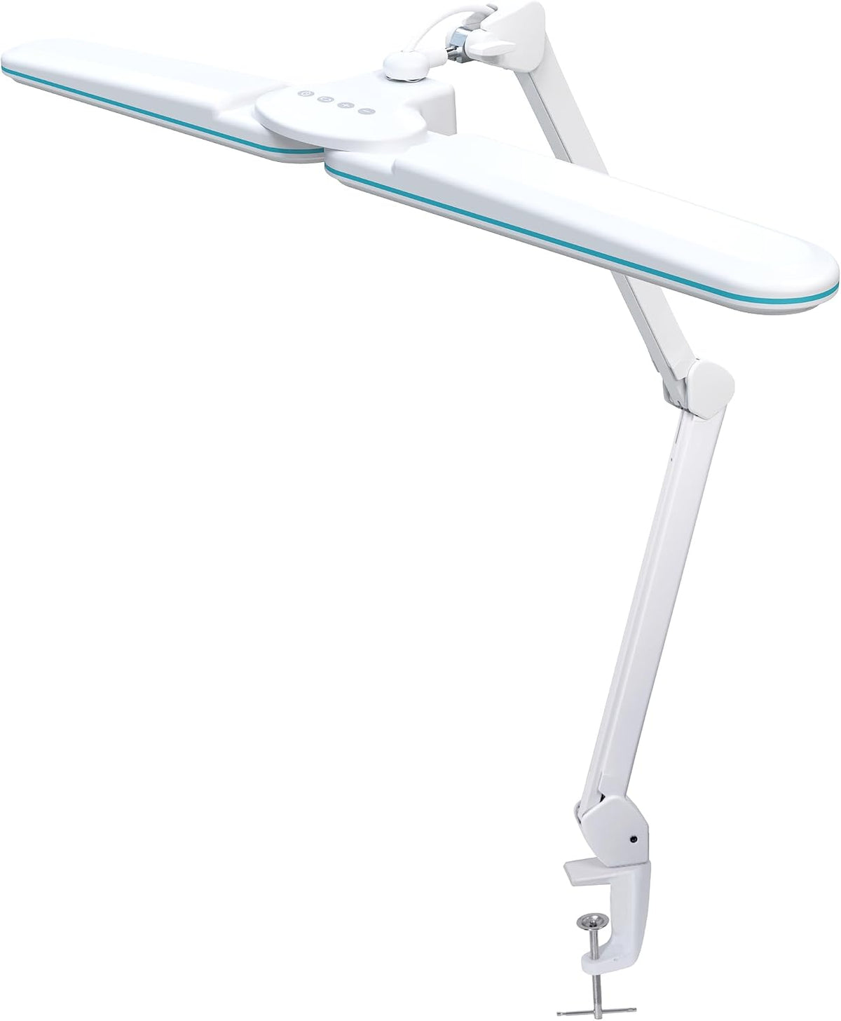 Neatfi Elite HD LED Desk Lamp with Clamp, 17-Inch, CCT (Blue Ring)