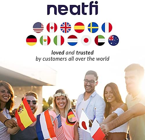 Neatfi 3000 Lumens LED Desk Lamp with Clamp, Dimmable, 28-Inch (Black)