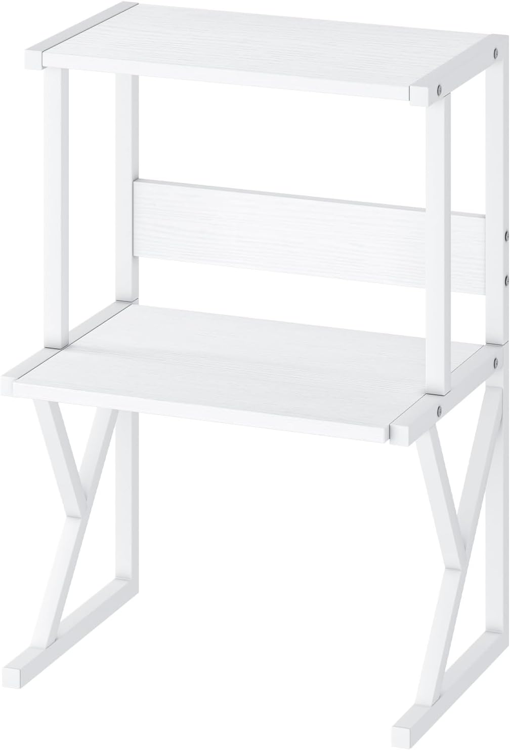 aboxoo Printer Stand for Desk to Save Space, Metal+Wood for Home Office
