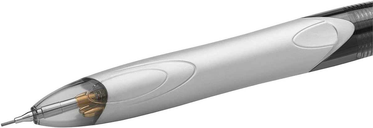 BIC 4 Colours Multifunctional Ballpoint Pen and HB Pencil Combo - Set of 12 - All in One Writing Instrument with Built in Eraser