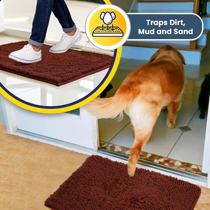 Muddy Mat® | Super Water Absorbent Door Mat Indoor, Microfiber Quick Dry