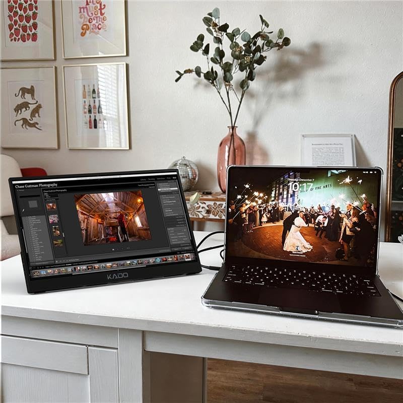 Kado 15.6" FHD Portable Monitor for Laptop 1080p Second Display IPS