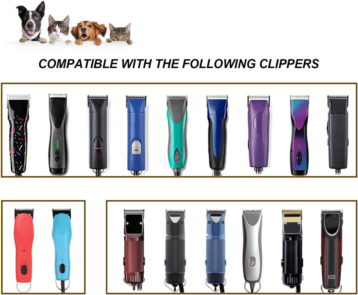 Dog Grooming Ceramic Blades Set,Compatible with Andis,Oster A5,Wahl KM10