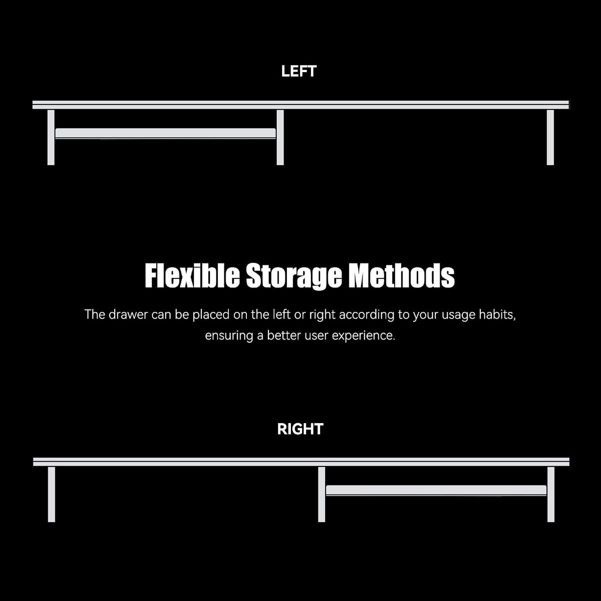 FENSULN Dual‑Tier Monitor Stand for Minimalist Wooden and Metal Riser Shelf Desktop Stands Organizer with Underneath Storage for Dual Monitors, Laptops, Home Office Aesthetic Brown