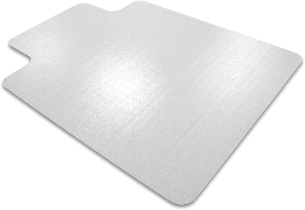 Floortex Poly Rctglr Lipped ChairMat Plush Pile Carpet48X53 (FR1113427LR)