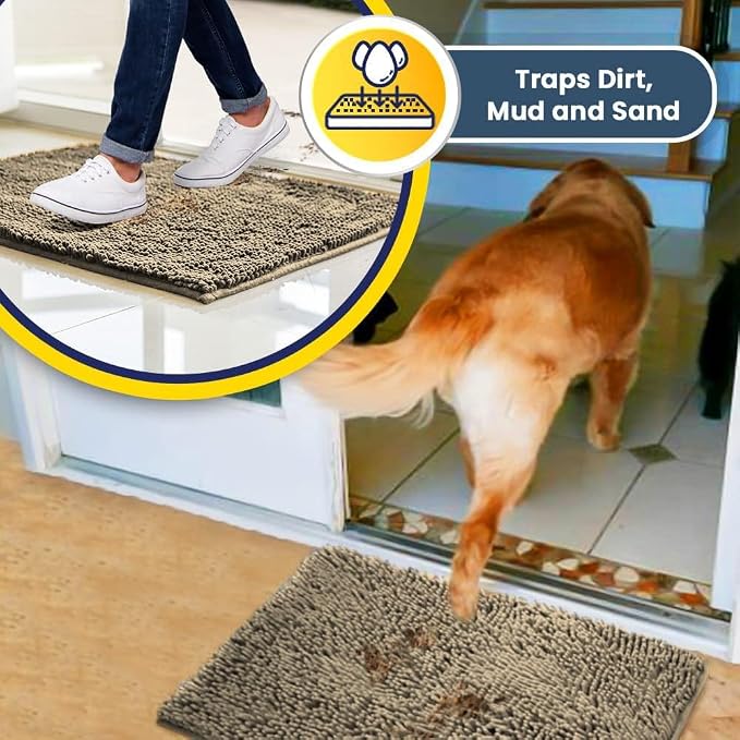 Muddy Mat® | Super Water Absorbent Door Mat Indoor, Microfiber Quick Dry