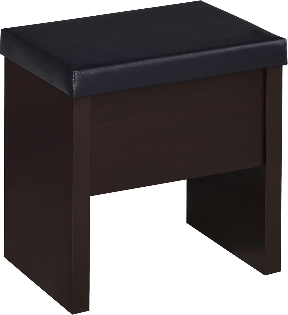 Coaster Home Furnishings Harvey Contemporary 3-Piece Vanity Desk Makeup Table Set with Storage Mirror and Vanity Stool Cappuccino 300289