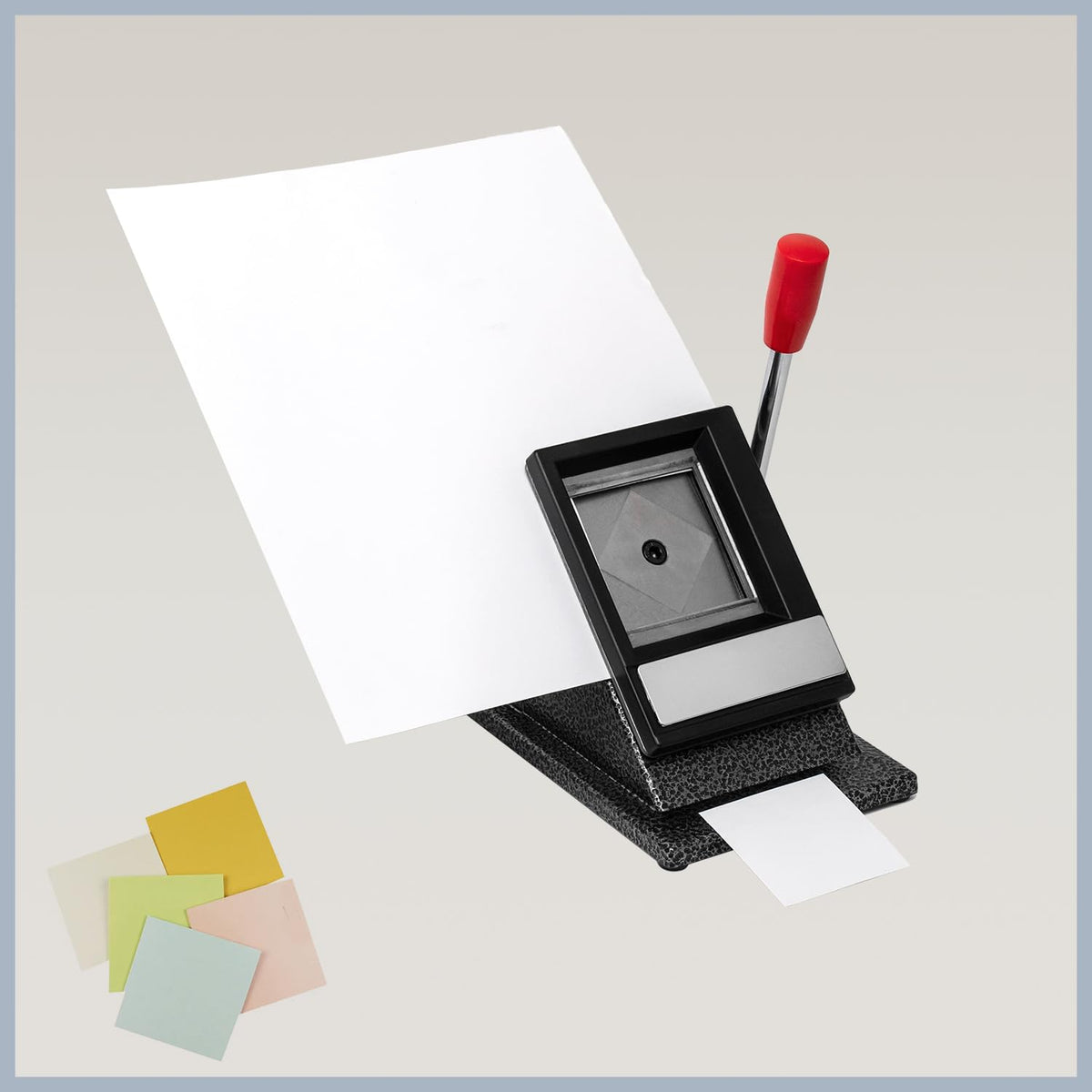 Table Top Passport Photo Cutter,50x50mm Square Paper Puncher