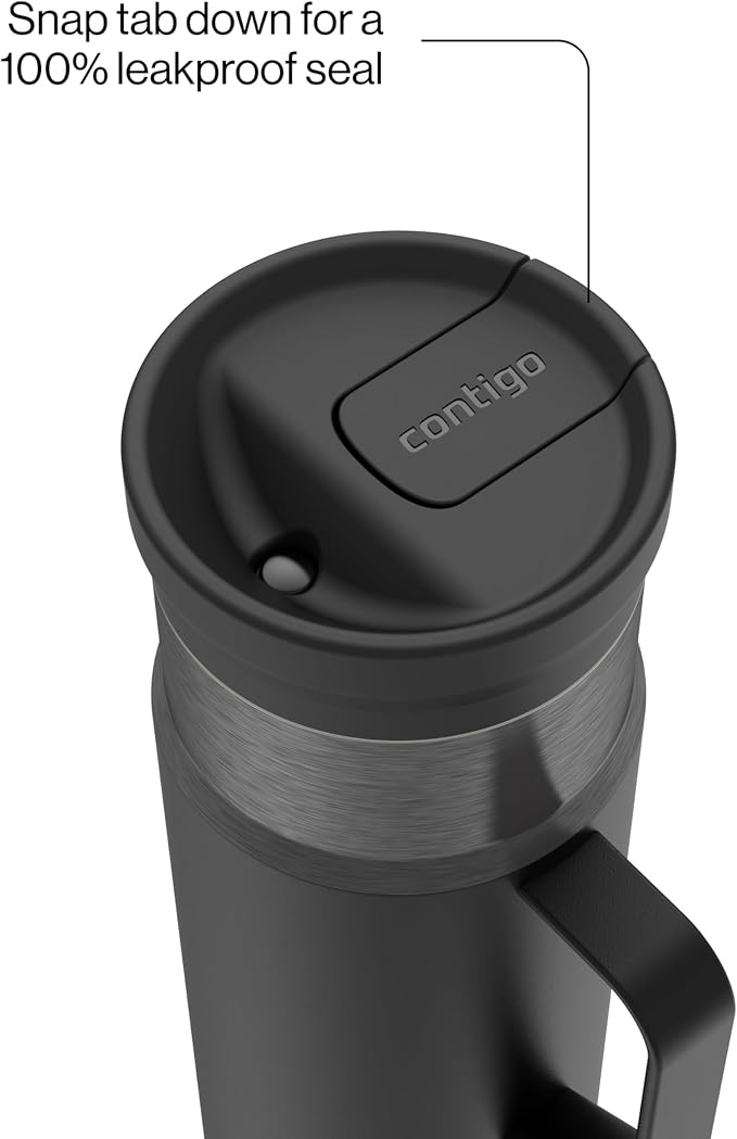 Contigo SnapSeal 20 oz Stainless Steel Vacuum-Insulated Water Bottle