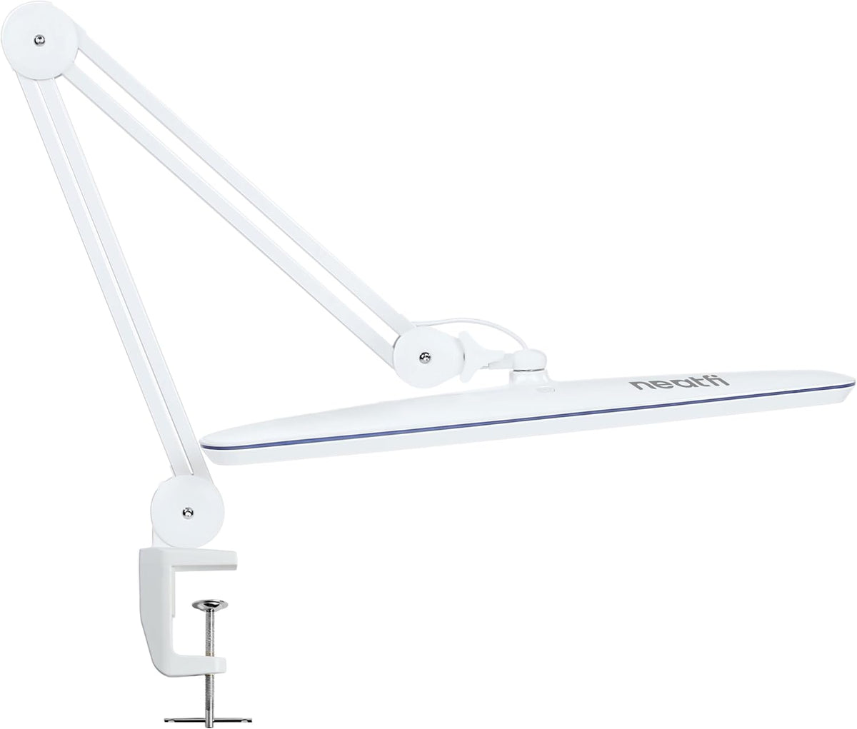 Neatfi LED Desk Lamp, 2200 Lumens, 24W, 23" Wide, Non-CCT (White)