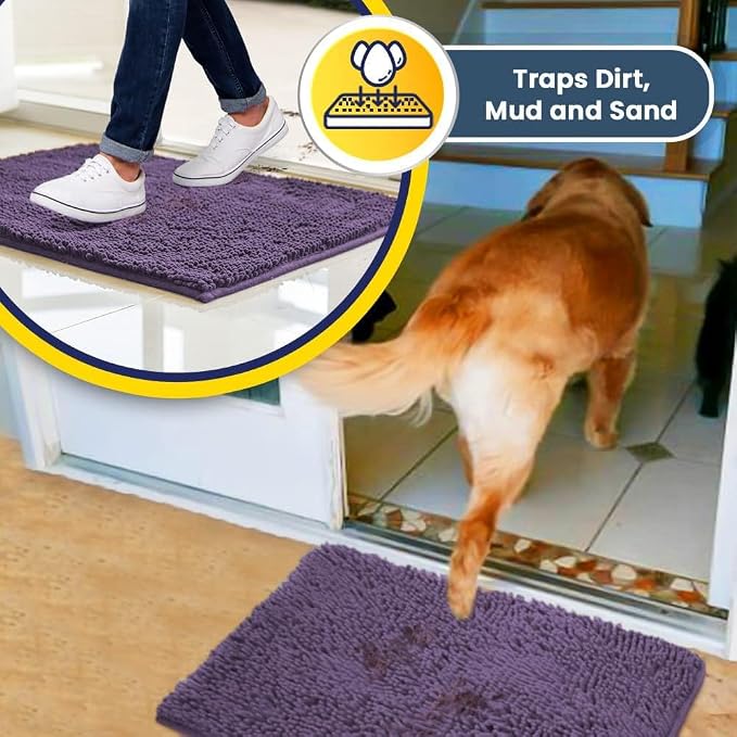 Muddy Mat® | Super Water Absorbent Door Mat Indoor, Microfiber Quick Dry