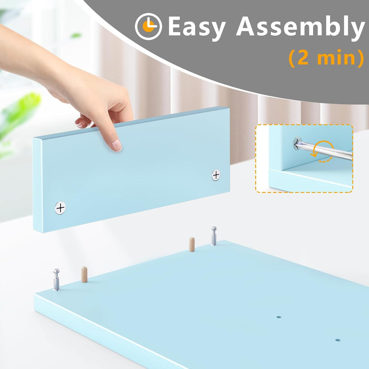 TAVR Dual Monitor Stand Riser, Wooden Computer Monitor Stand for 2 Monitors