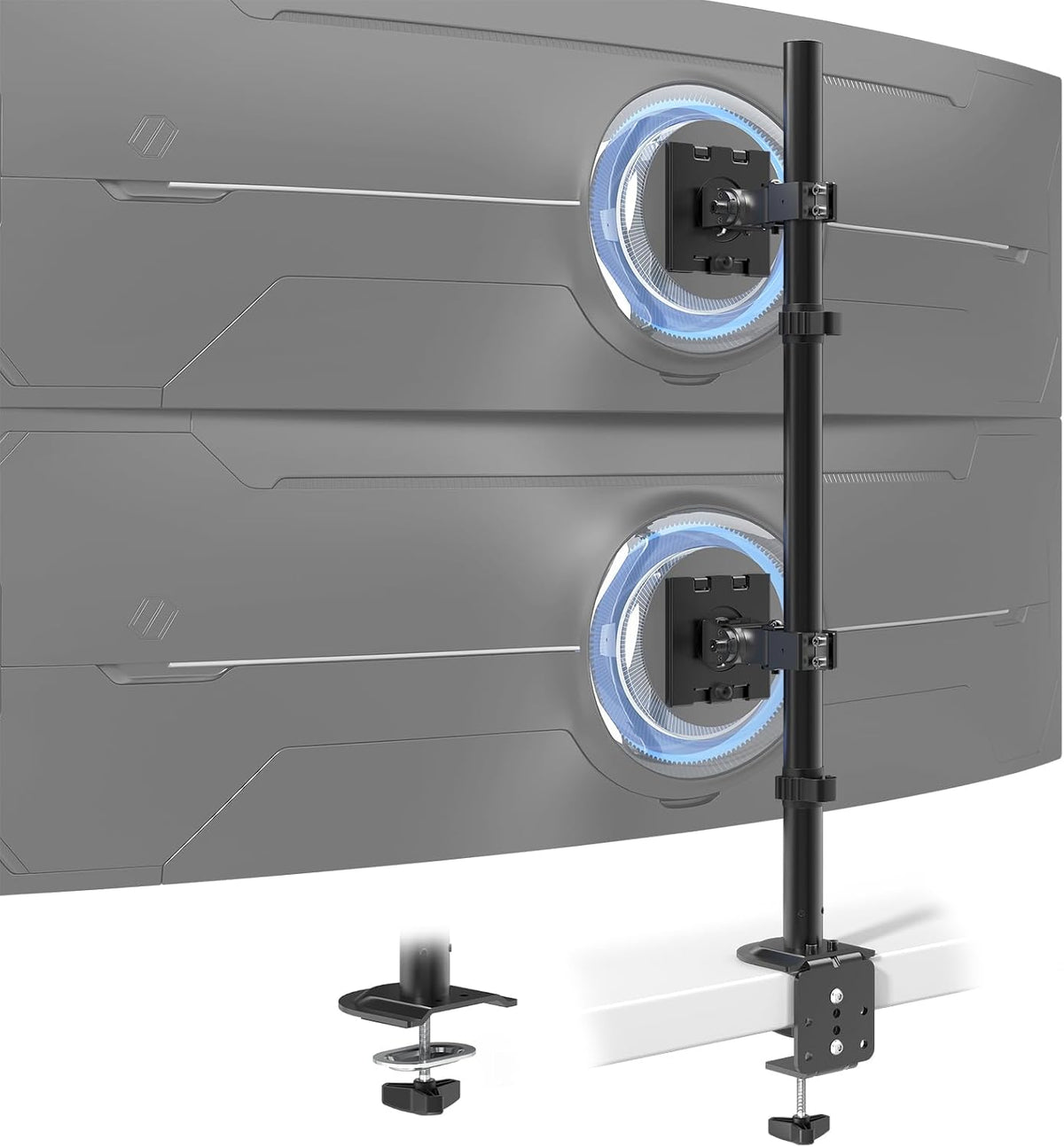 Dual Ultrawide Monitor Mount for 17-49'' Screens